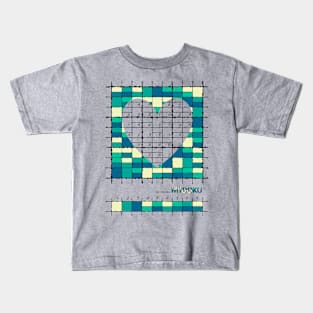 Mydoku_006_H001_004_F: Sudoku, Sudoku coloring, logic, logic puzzle, holiday puzzle, fun, away from screen Kids T-Shirt